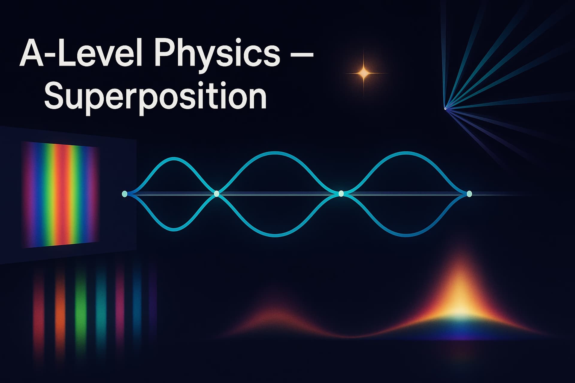 A-Level Physics — 11) Superposition (IP-Friendly Guide)