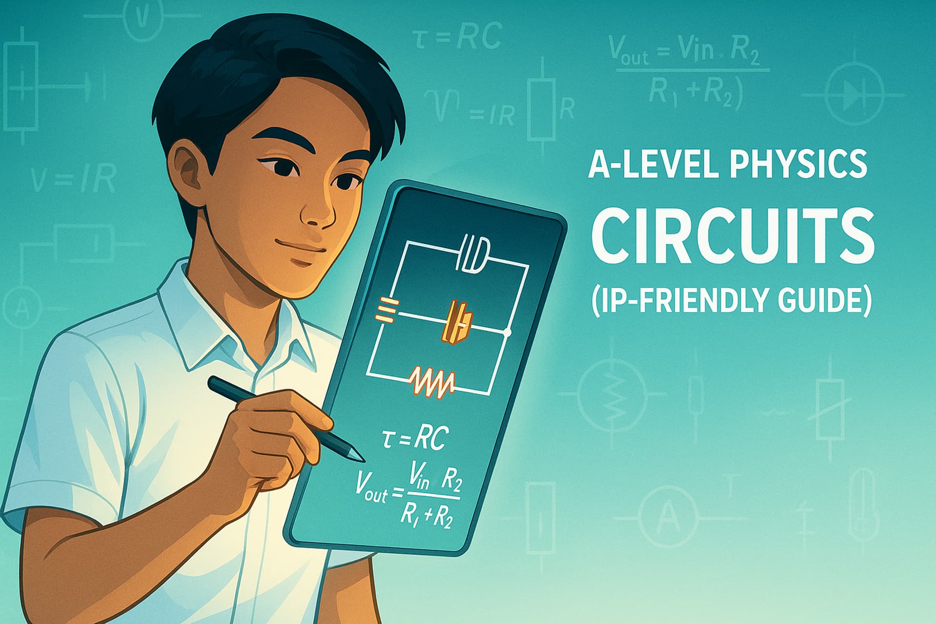 A-Level Physics — 16) Circuits (IP-Friendly Guide)