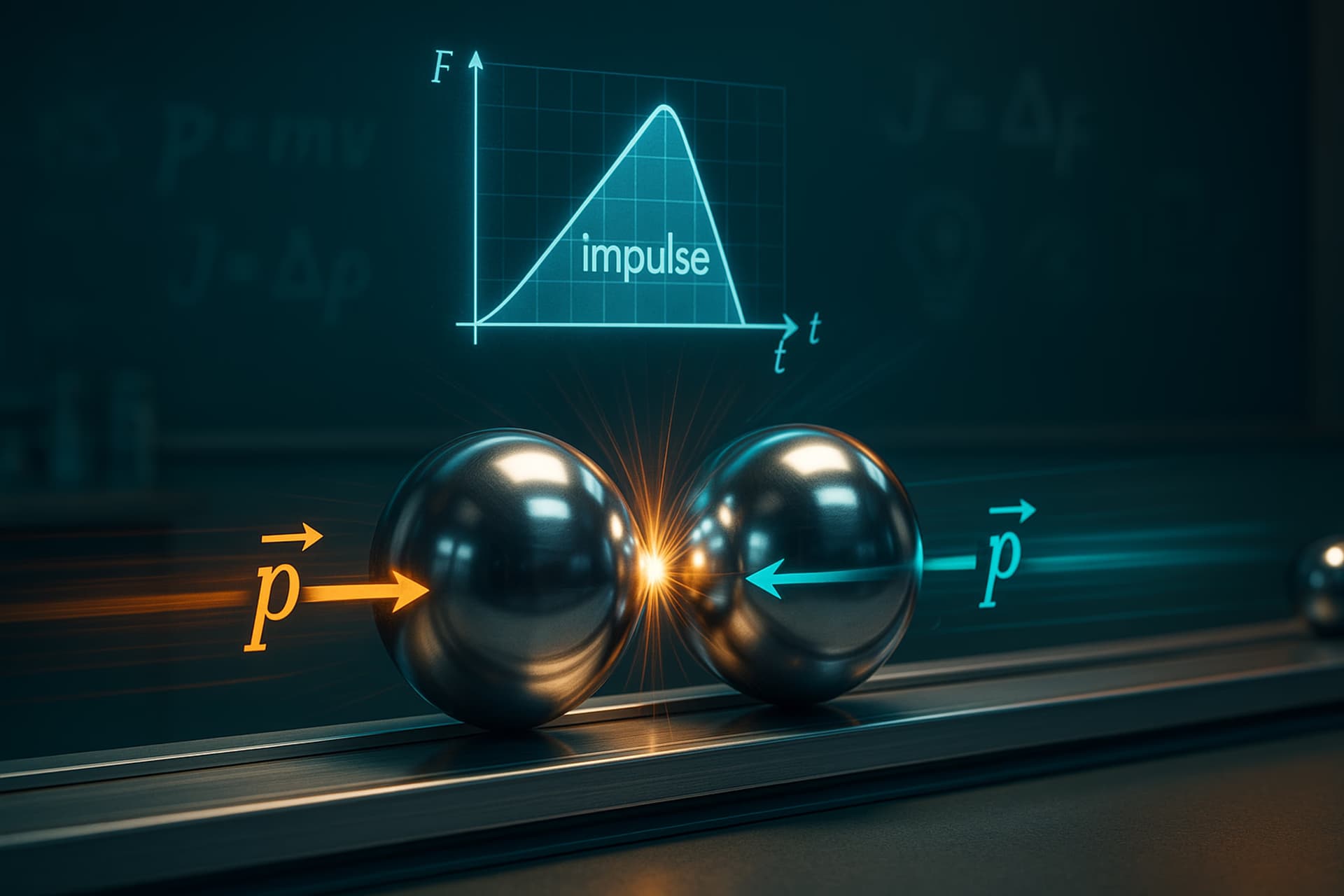 A-Level Physics — 6) Collisions & Impulse (IP-Friendly Guide)